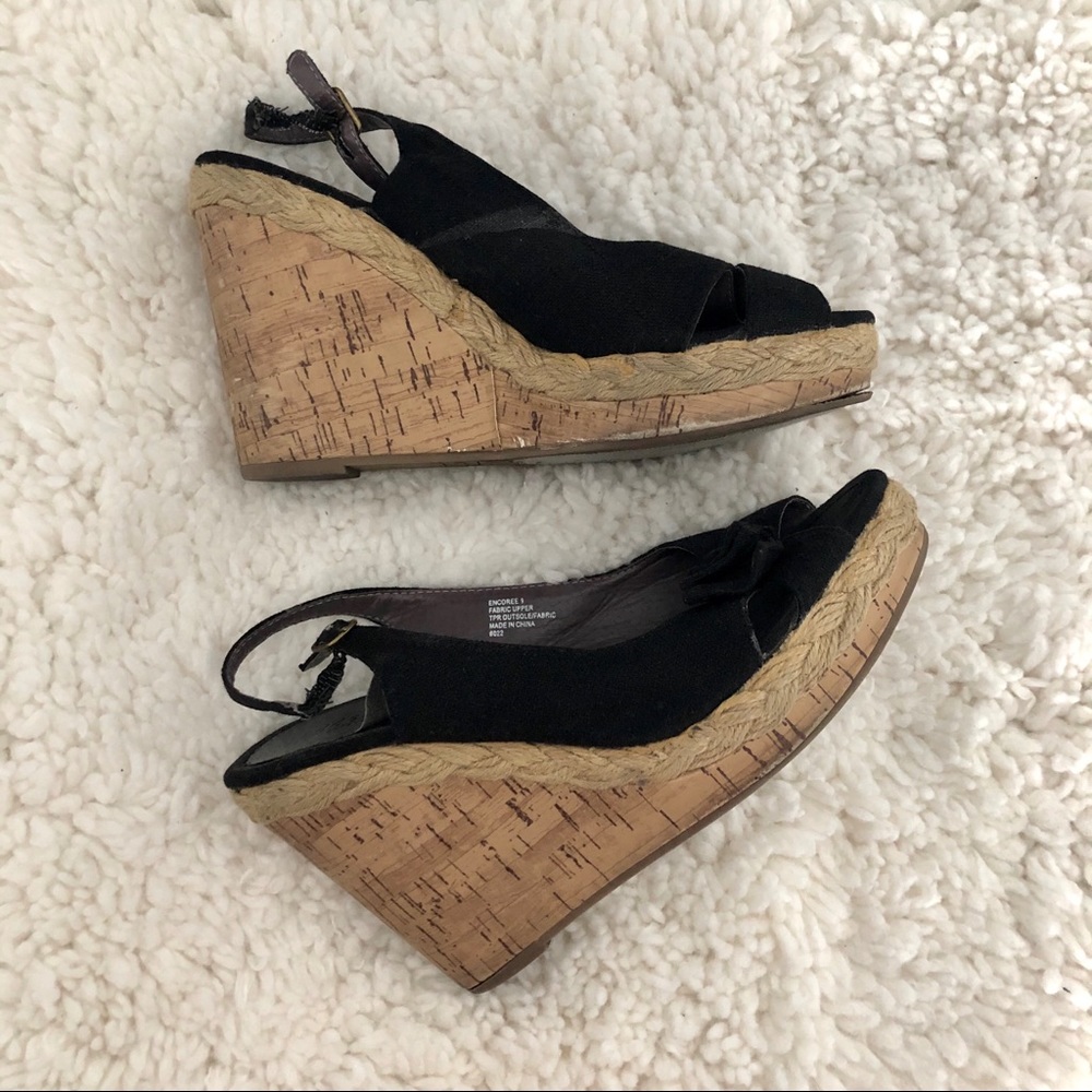 Madden Girl Black Encoree Espadrille [Size: 9]